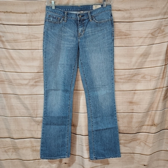 GAP 1969 jeans bootcut stretch vintage med wash low rise 8L - Picture 3 of 11